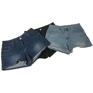 SHEIN 1XL Women’s Denim Jean Shorts Bundle Lot of 3